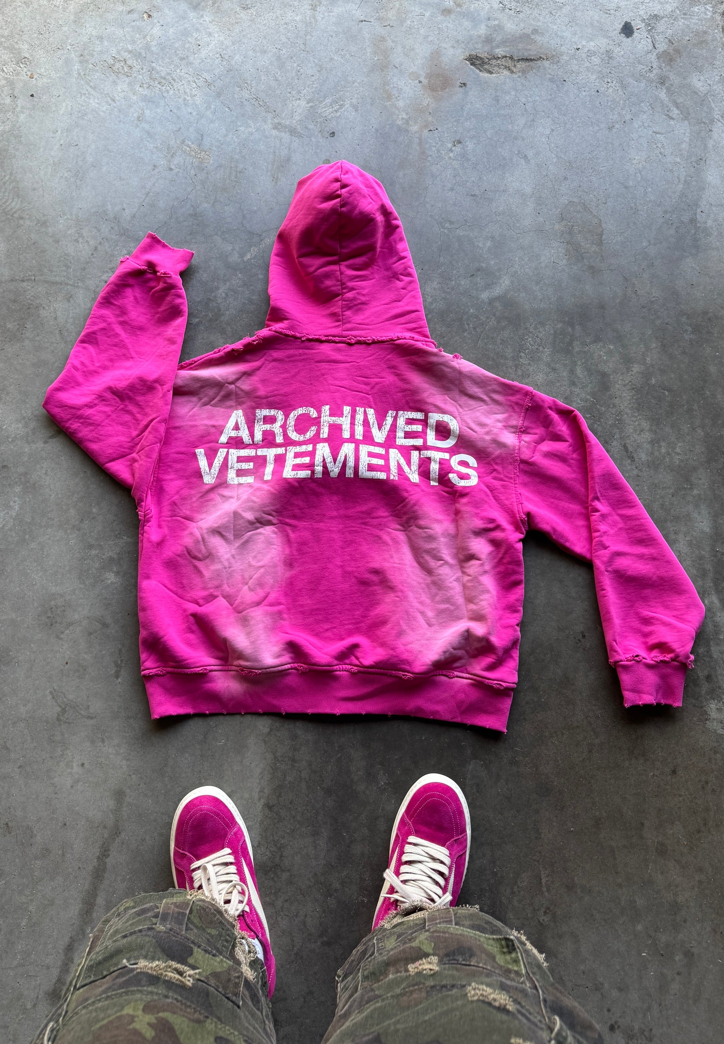 Pink Starburst Zip Up