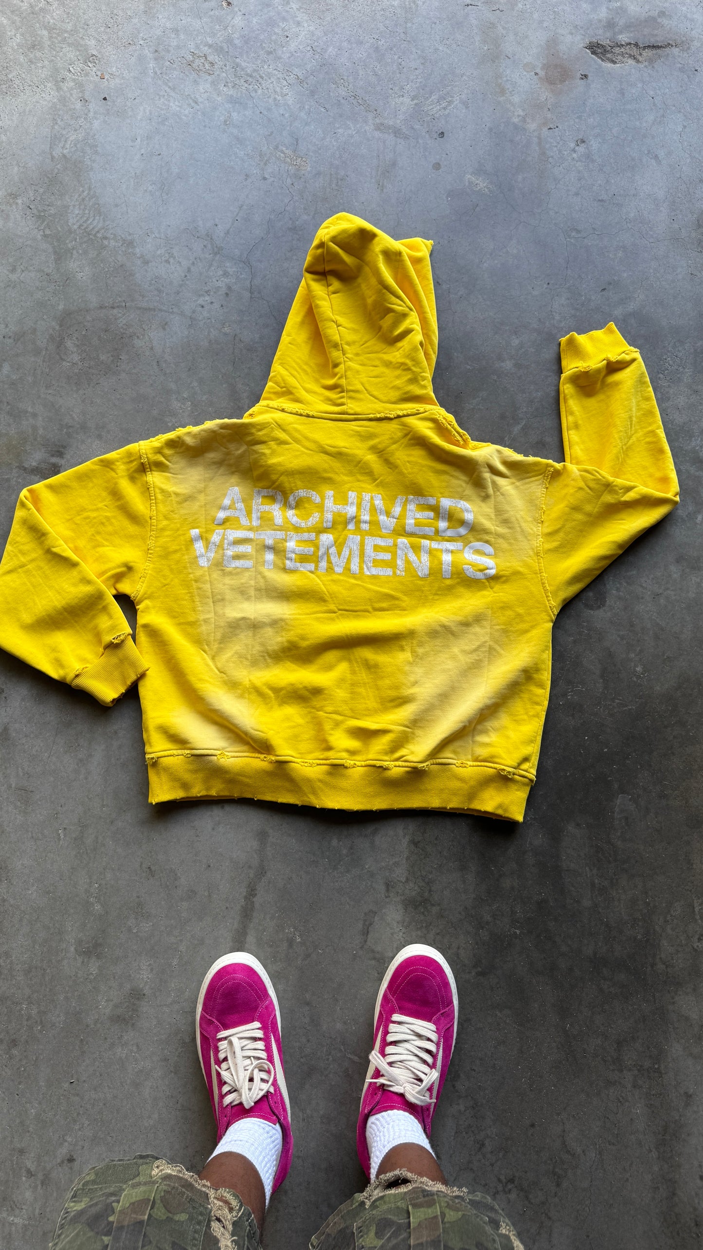 Yellow Starburst Zip Up