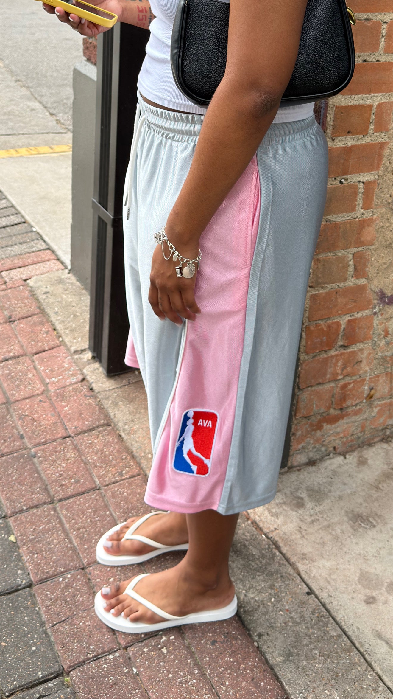 AVA HOOP SHORTS PINK