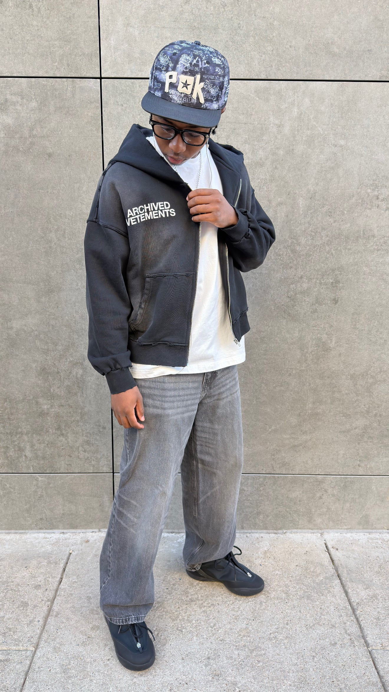 “Midnight Black” Zip Up