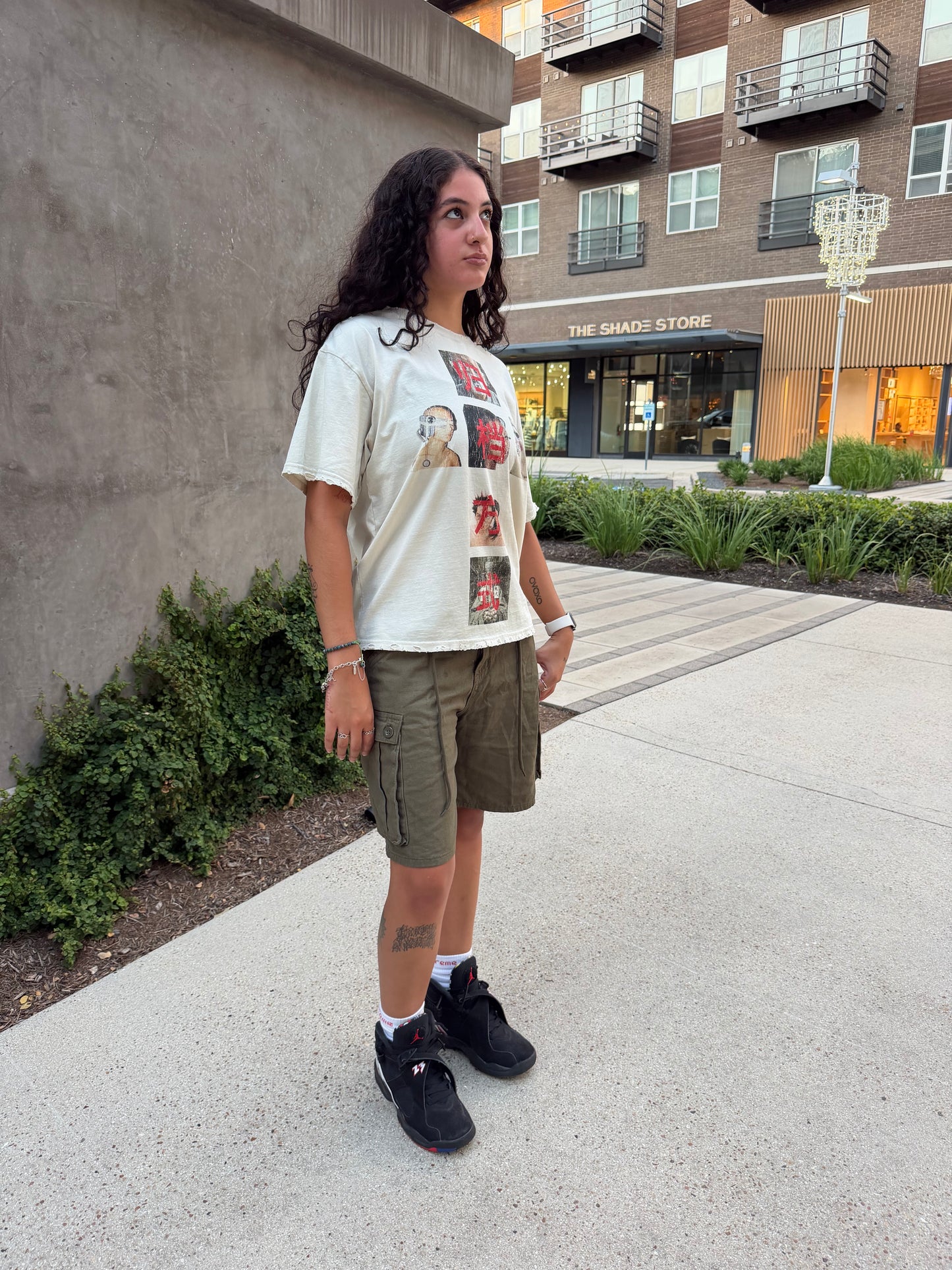 White Japanese “DIVINE” Tee