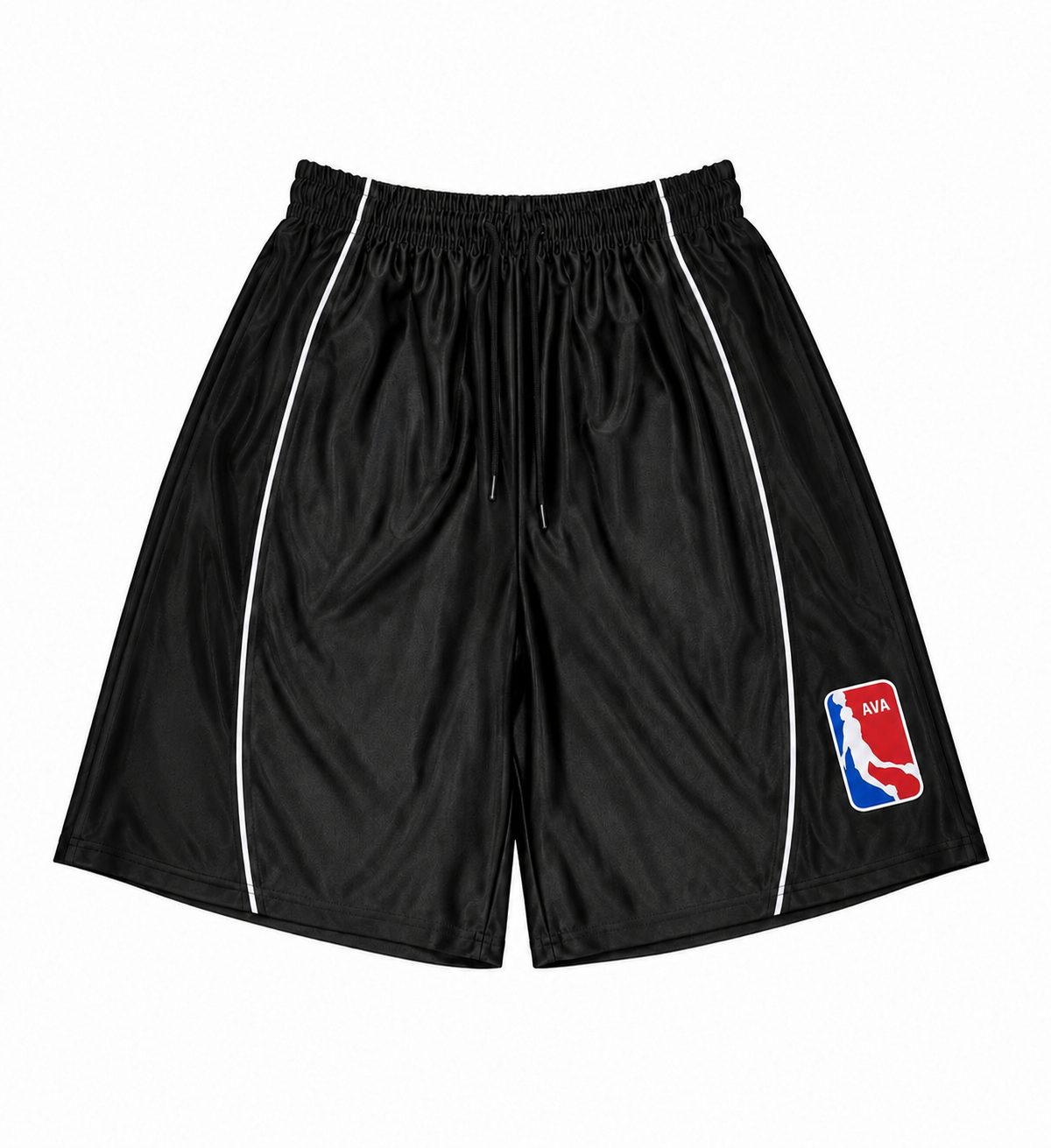 Black “AVA” Hoop Shorts