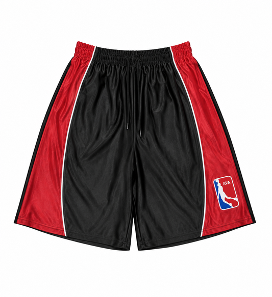 AVA HOOP SHORTS RED