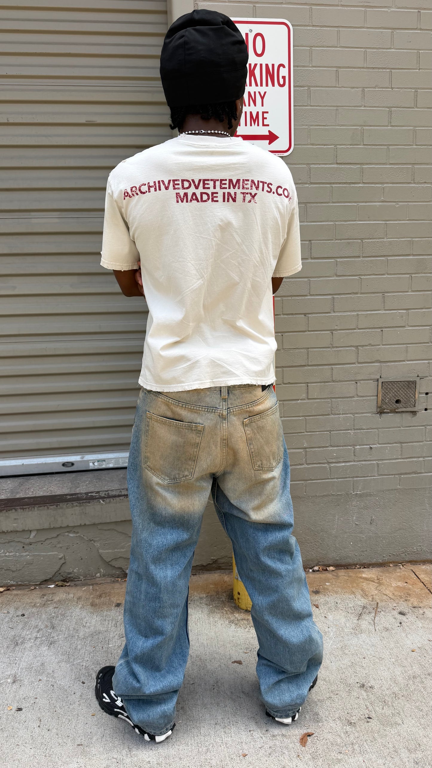White Japanese “DIVINE” Tee