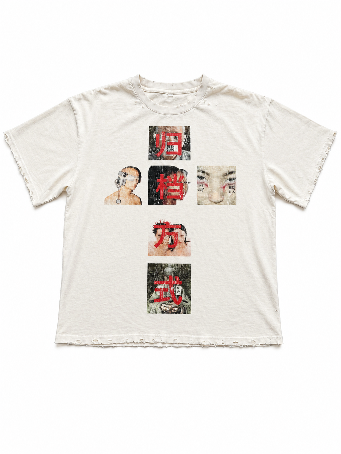 White Japanese “DIVINE” Tee